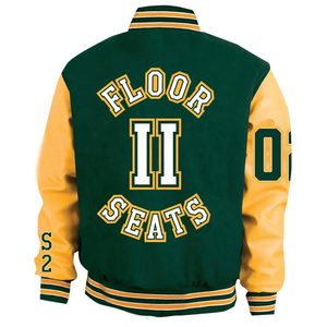 Gran oferta, chaqueta de béisbol Letterman, nueva moda, toalla de cuero de alta calidad, bordado, diseñador, chaqueta universitaria de invierno personalizada - Product Image 2