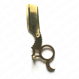 Professional Black Stainless Steel Straight Barber <b>Razor</b> Metal Handle Foldable Shaving Tool Custom Logo OEM for <b>Men</b> - Product Image 4