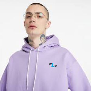 เสื้อฮู้ดดี้ผู้ชายแบบครอปพิมพ์โลโก้ตามสั่ง ขายส่ง ผ้าคอตตอนผสม ไซส์ใหญ่ บริการ OEM - Product Image 3