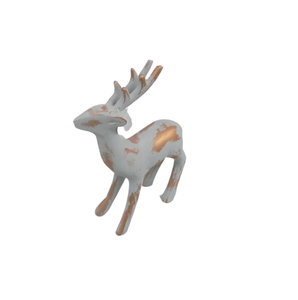 Lot décoratif antique de 2 cœurs suspendus en fer gris avec anti-cuivre pour la maison et la décoration de Noël personnalisé fait à la main - Product Image 5