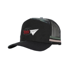 Gorra Deportiva Moderna de 7 Paneles con Logotipo Bordado para Hombre, Gorras de Algodón Negro de Alta Calidad con Estampado Digital, Gorra Trucker Personalizada al por Mayor - Product Image 1