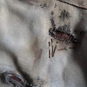 Sudadera con capucha de peso pesado al por mayor con logotipo personalizado, sudaderas con capucha desgastadas, lavadas con ácido de gran tamaño, sudaderas con capucha vintage rasgadas para hombres - Product Image 6