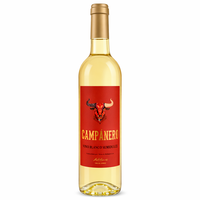 Campanero - Vin blanc mi-doux Airen Macabeo 11% ABV Vin blanc espagnol 750ml