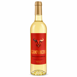 Campanero - Vino Blanco Semidulce Airen Macabeo 11% ABV Vino Blanco Español 750ml - Product Image 1