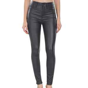 Pantalones de cuero de mujer hechos a medida de diseño clásico precio barato material de calidad premium pantalones de cuero hechos - Product Image 6