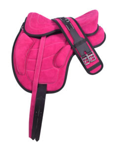High Quality Treeless Freemax Fully Suede All Purpose Horse <b>Saddle</b> - Product Image 1