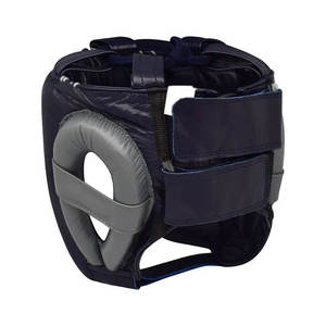 หมวกกันกระแทกสำหรับชกมวย คุณภาพสูง ทำจากหนัง PU ปรับได้ พร้อมแผ่นปิดหน้าใส ช่องระบายอากาศ 7 ช่อง รับสกรีนโลโก้ ผลิตจากโรงงานโดยตรง - Product Image 3