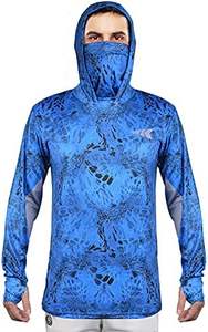 Camiseta de Pesca con Capucha UPF 50 Personalizada para Hombre y Mujer, Camiseta de Pesca y Senderismo de Manga Larga, Transpirable, que Absorbe la Humedad, con Estampado Digital - Product Image 3