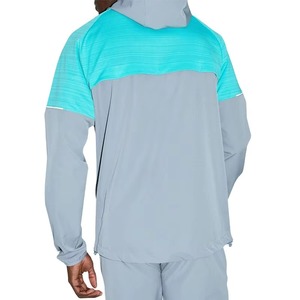 Best Design Custom Printed Casual Winter Windbreaker Jacket Plus Size Waterproof Knitted Cotton Sublimation Zipper Wholesale - Product Image 4