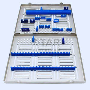 Kit periodontal Premium de 33 piezas, implantes dentales, ortodoncia quirúrgica, instrumentos médicos dentales profesionales de acero inoxidable - Product Image 3