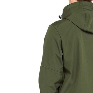 Veste coupe-vent à capuche pour homme personnalisable, imperméable, respirante, fermeture éclair, vêtements de sport, streetwear, polyester, patchwork sur le devant - Product Image 6