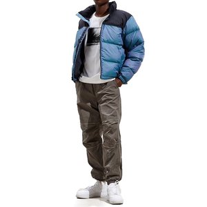 Veste matelassée légère de haute qualité hommes femmes toile manteau d'hiver coupe-vent imperméable à capuche col haute rue - Product Image 4