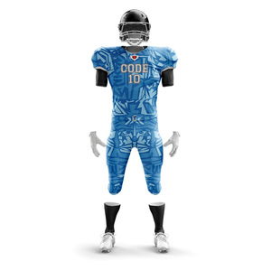 Offre spéciale Ensemble de maillots de football américain pour garçons grande taille Uniformes à manches courtes en polyester respirant avec logo personnalisé à prix d'usine - Product Image 5