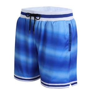 Wholesale Nylon Polyester Spandex Mens Sport <b>Shorts</b> Mesh Basketball <b>Shorts</b> Custom Men's Gym <b>Shorts</b> With <b>Zip</b> <b>Pockets</b> - Product Image 1