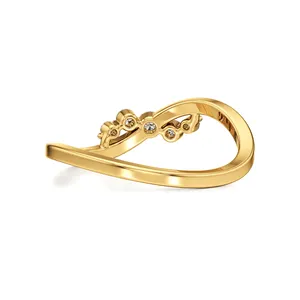 Bague ouverte réglable Amira - Bijou de mode vintage moderne pour cadeau d'anniversaire - Product Image 5