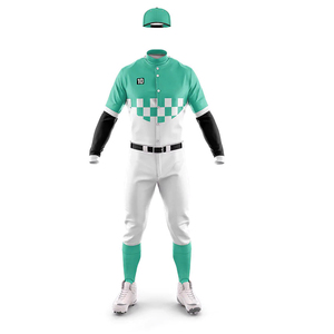 Vente en gros d'uniformes de baseball personnalisés pour adultes, vêtements de sport de qualité supérieure, ensembles uniques et respirants, couleurs contrastées, OEM grande taille - Product Image 1