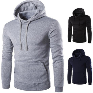 Sudadera con capucha de algodón polar pesado para hombre al por mayor de fábrica ajustada con capucha grande y cálida sudadera con gráfico de logotipo personalizado - Product Image 2