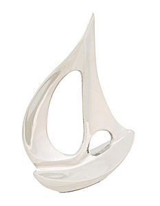 Bateau en aluminium de petite taille pour la maison, le bureau ou l'affichage éducatif (22,9Lx8,3Wx31,1H cm) - Product Image 2