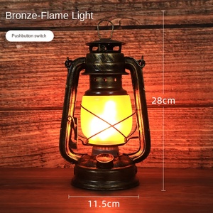 Lampe <span class=keywords><strong>de</strong></span> table en métal portable rechargeable, lanterne rétro en forme <span class=keywords><strong>de</strong></span> cheval, rassemblement en plein air et événements dans les campings ou sur les bords <span class=keywords><strong>de</strong></span> <span class=keywords><strong>mer</strong></span> - Product Image 6