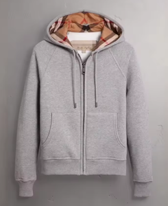 Pull à capuche pour homme personnalisable avec fermeture éclair, style crossover Buuurrry, broderie personnalisable, polaire d'hiver, coupe-vent - Product Image 2