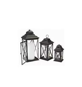 Lanterne artisanale écologique en verre gaufré, style marocain vintage, carrée, évidée, design unique pour la décoration de la maison - Product Image 1