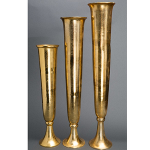 การออกแบบที่ทันสมัยทำด้วยมือแจกันดอกไม้โบราณสแตนเลสพร้อมกระจกสำเร็จรูปสำหรับห้องนั่งเล่นและงานแต่งงาน - Product Image 6