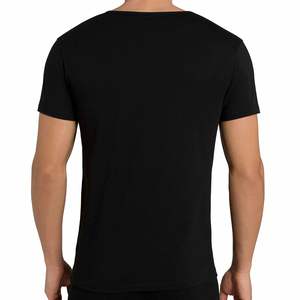 100% algodón para hombre Camisetas atléticas activas gimnasio correr entrenamiento Dry-Fit cuello redondo Top camiseta para hombre - Product Image 3