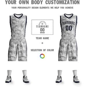 Ensemble d'uniformes de basket-ball personnalisés en maille respirante tissu à séchage rapide pour l'entraînement d'été toutes saisons kit de vêtements d'équipe à sublimation OEM - Product Image 3