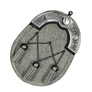 Sporran écossais en cuir - Sporrans en cuir véritable de haute qualité, couleur/logo/tailles personnalisables, confortables et durables, SAMEER IMPEX - Product Image 2