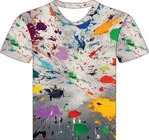 Camiseta de manga corta con cuello redondo para hombre, totalmente personalizada, diseño liso y tela de punto de color, ropa informal sublimada - Product Image 1