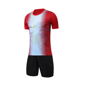 ผู้ผลิตชุดฟุตบอลขายส่ง เสื้อเจอร์ซีย์และกางเกงขาสั้น น้ำหนักเบา แห้งเร็ว ป้องกันรังสียูวี ระบายอากาศได้ดี รับผลิตตามแบบ พร้อมบริการติดแบรนด์ สำหรับชุดทีม จำนวนมาก - Product Image 1