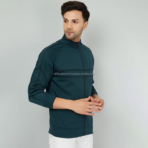 Nardon Apparel Men's High Street Style Polar Sherpa Chaqueta de lana Color sólido Personalizado de alta calidad Stand Collar Ropa de invierno - Product Image 4