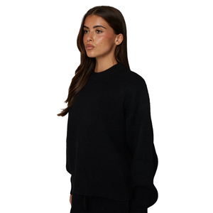 Wholesale Custom Logo Terry Women's Casual Crewneck Striped 100% Polyester Anti-Shrink Autumn Winter Spring <b>Long</b> <b>Sweatshirt</b> - Product Image 3