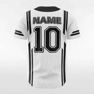 Conjuntos de Camisetas de Béisbol Personalizadas de Primera Calidad al por Mayor, 100% Poliéster, Cuello Redondo, Impresión por Sublimación Completa en la Parte Delantera, Transpirables y de Secado Rápido - Product Image 2