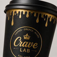 Ensemble de gobelets à café jetables avec logo personnalisé pour boissons froides, gobelets en carton 8oz 10oz 12oz 16oz, gobelets à café en papier à double paroi avec couvercle