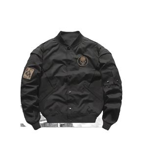 Veste décontractée pour homme XiangHong, style safari, en toile imperméable, col montant, fermeture éclair sur le devant, logo, service OEM, vente en gros - Product Image 3