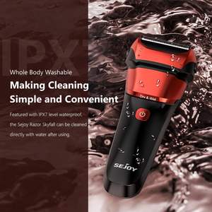 Afeitadora Eléctrica USB para Hombre, Afeitadora Rotativa Húmeda/Seca con 3 Cuchillas, Motor de Velocidad, Resistente al Agua IPX7, con Pantalla Digital de Potencia - Product Image 2