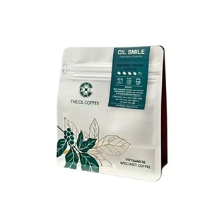 Café en Grano Entero Vietnamita, Orgánico, Tueste Medio Oscuro, Premium, Sin Mezcla de Arábica y Robusta, en Bolsa, para Vendedores en Línea - Product Image 1