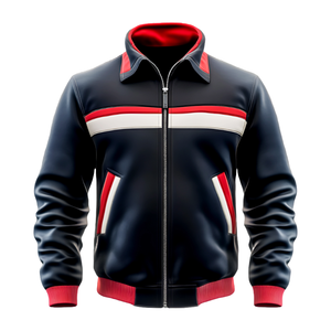 Custom Wholesale Digital Printing New Design Thick Polyester Casual Streetwear <b>Zip</b>-<b>Up</b> Outerwear Jacket Waterproof Breathable - Product Image 4