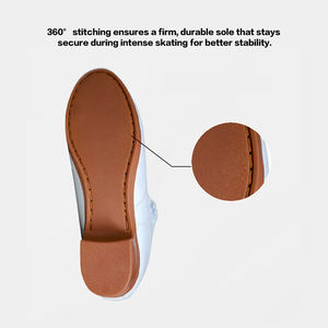 उच्च टखने के समर्थन मिश्र धातु आधार सुरुचिपूर्ण डिजाइन के साथ पेशेवर क्वाड रोलर स्केट्स - Product Image 6