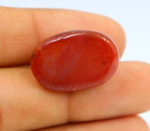 Cabujón de Ágata Natural, Liso, Corte Ovalado de 24X16X13MM, Piedra Preciosa para Joyería - Product Image 3