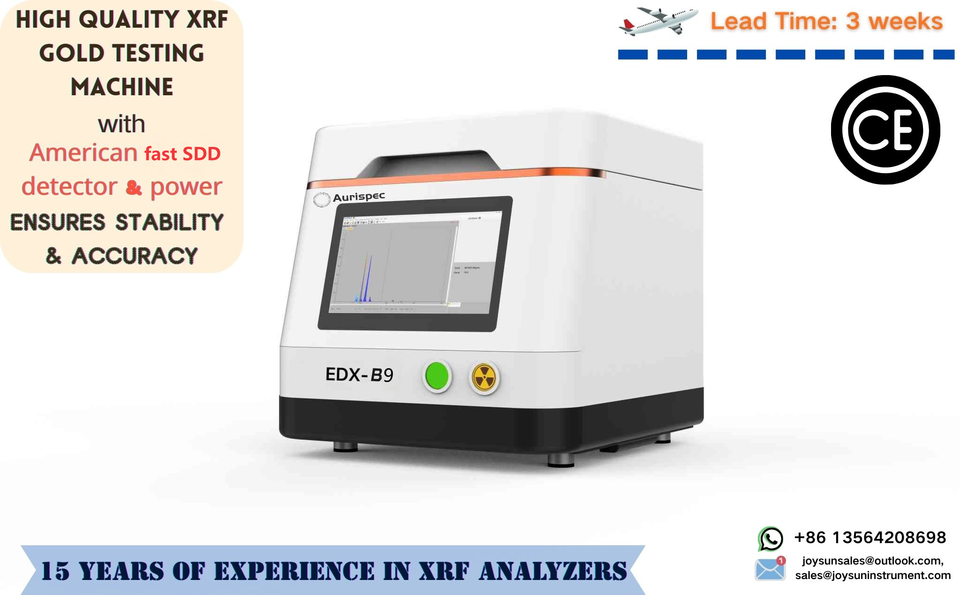 Modern Design Fast Speed Benchtop XRF Gold Testing Machine EDX-B9 for ...