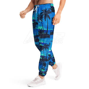 Meilleure vente Pantalon de survêtement décontracté en toile légère taille haute pour hommes Service OEM Offre Spéciale sublimation teint uni - Product Image 3