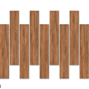 Carreaux aspect bois de porcelaine de qualité supérieure 200x1200mm | Design de planche de sol mural Collection de qualité d'exportation de style moderne - Product Image 1