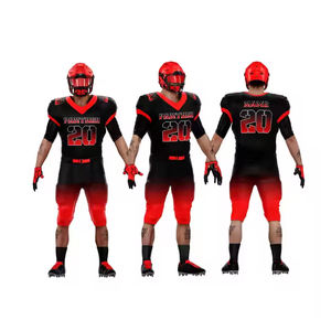 Ensemble maillot et pantalon d'uniforme d'équipe de football américain personnalisé vêtements de sport respirants à séchage rapide pour la ligue, l'entraînement, le match et le club - Product Image 1