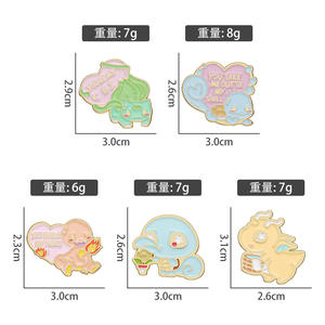 Wholesale Various Cartoon Cute <strong>Pokemoned</strong> Pins Pika-chu Charmander Badge Metal Anime Pins Enamel Lapel Bag Hat Pins Accessories - Product Image 4