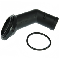 Conector de Refrigerante de Motor con Brida de Agua de Plástico PA66-GF66 OE 06A121121C, Apto para VW/AUDI, Resistente a Altas Temperaturas y Presión