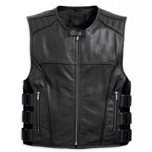 Gilet de sécurité réfléchissant haute visibilité en toile de polyester imperméable grande taille avec grandes poches - Product Image 1