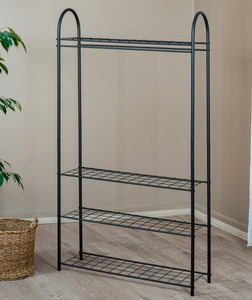 Metal Garment <b>Rack</b>, <b>Clothes</b> <b>Rack</b>, Clothing Organizer, Open Wardrobe, Garment Storage <b>Rack</b>, <b>Clothes</b> Hanger Stand, Metal Closet Or - Product Image 5