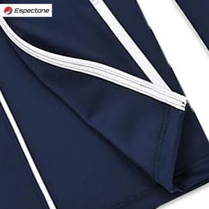 Ensemble de survêtements d'hiver en polaire solide pour hommes, survêtement de sport décontracté à manches longues et fermeture éclair complète, tenues 2 pièces - Product Image 5